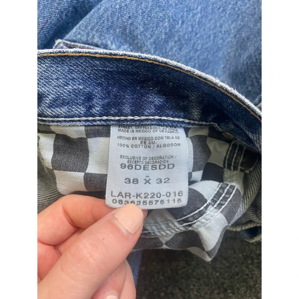 Wrangler‎ Dale Earnhardt Legendary Denim Blue Jeans Mens 38x32 Straight Leg Race
